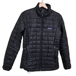 Patagonia Women's Nano Puff Black Jacket XS Pre Owned Condition